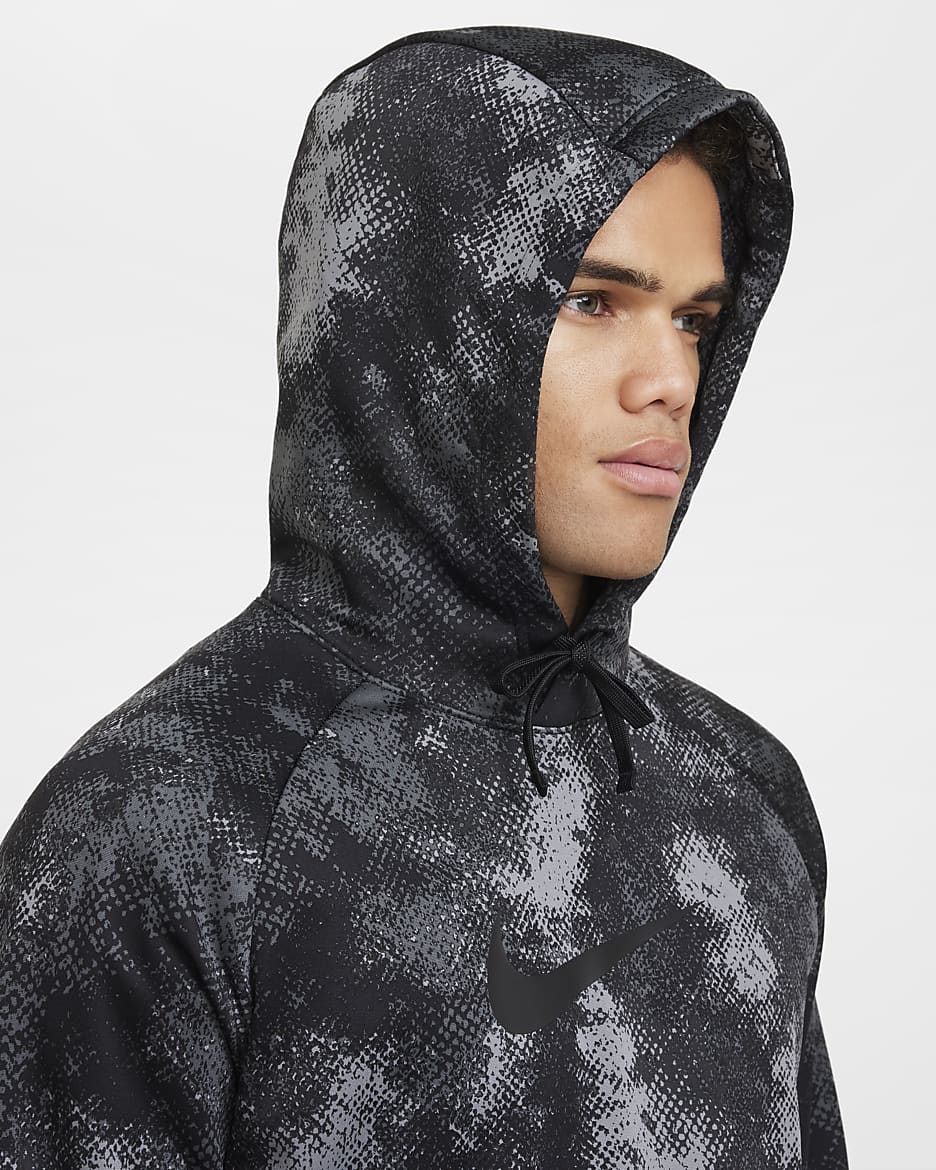 Nike Camo Men s Therma FIT Versatile Pullover Hoodie